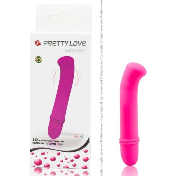 Silikonový mini vibrátor Pretty Love Antony