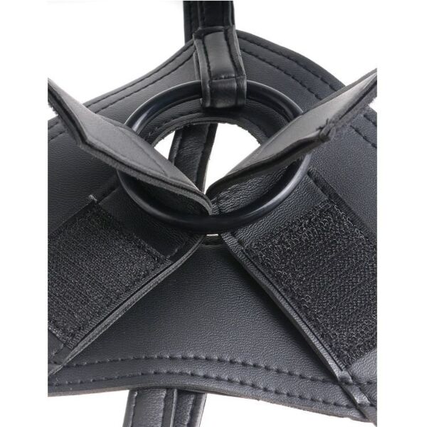 Postroj strap-on s realistickým dildem King Cock Strap-On Harness, se základnou s přísavkou