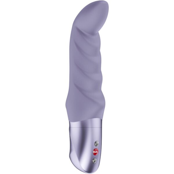 Vibrátor na bod G Fun Factory Abby G se zakřivenou špičkou a vlnitým tělem