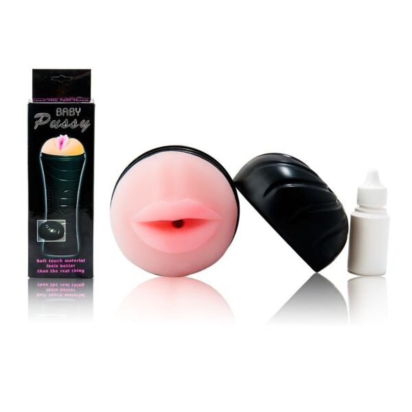 Masturbátor Baile Baby Pussy ústa, replika úst z materiálu Pure Skin