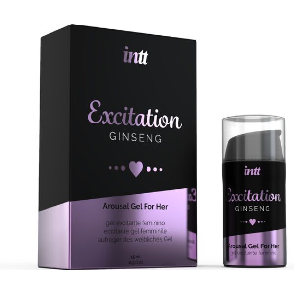 Stimulační gel INTT Excitation v balení 15 ml s dávkovačem
