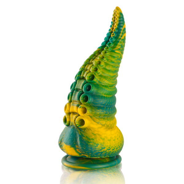 Dildo EPIC Cetus z kolekce Cybersilicock s tvarem po částech a se základnou
