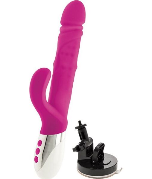 Rabbit vibrátor S Pleasures Xtreme s přísavkovým nástavcem