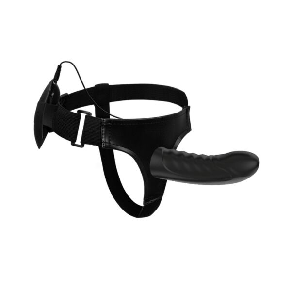 Postroj strap-on Pretty Love Marvin s žilnatým vibrátorem
