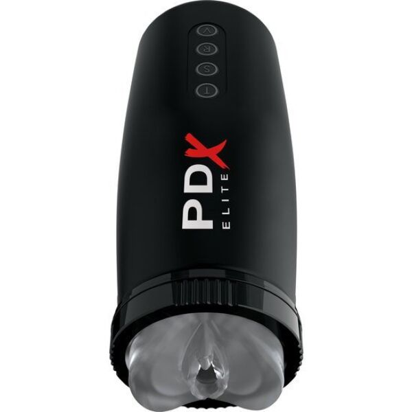 Masturbátor Pipedream PDX Elite Moto-Bator 2 se sáním a vibracemi