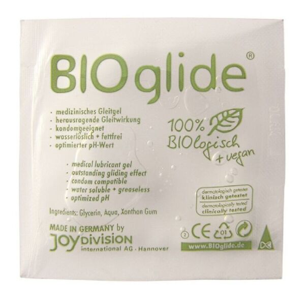 Jednorázové balení lubrikantu na vodní bázi Joydivision BIOglide, 3 ml