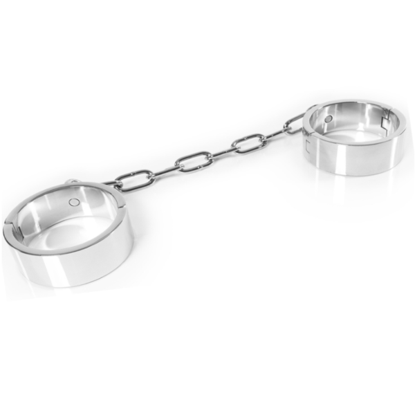 Pouta na kotníky Metal Hard Ankle Handcuffs s imbusovým klíčem
