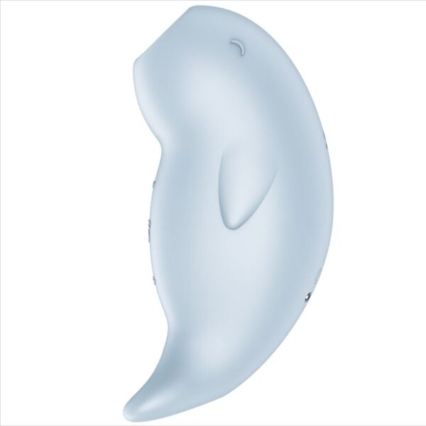 Stimulátor klitorisu Satisfyer Seal You Soon ve tvaru mořského živočicha, ve světle modré barvě