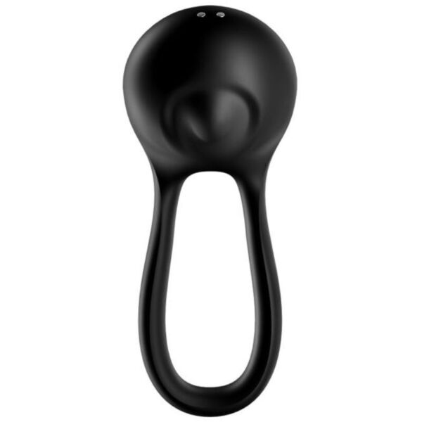 Vibrační erekční kroužek Satisfyer Majestic Duo v černé barvě