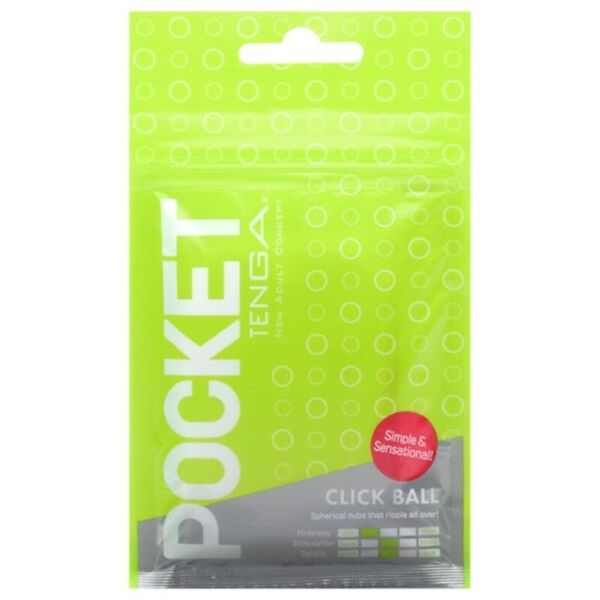 Masturbátor Pocket TENGA Click Ball na jedno použití