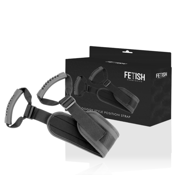 Polstrovaný postroj Fetish Submissive Doggy Style Harness s nastavitelnými popruhy
