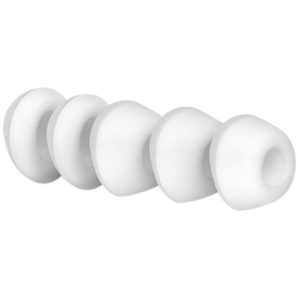 Nástavce Satisfyer Pro 2, pět bílých silikonových nástavců