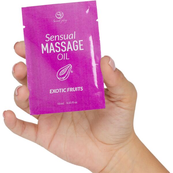 Monodávka masážního oleje Secret Play Exotické ovoce 10 ml