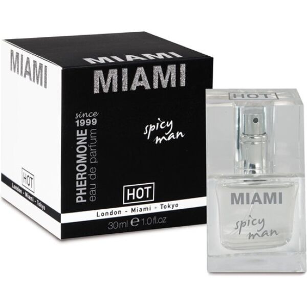 Parfém s feromony HOT Miami Spicy pro muže, 30 ml