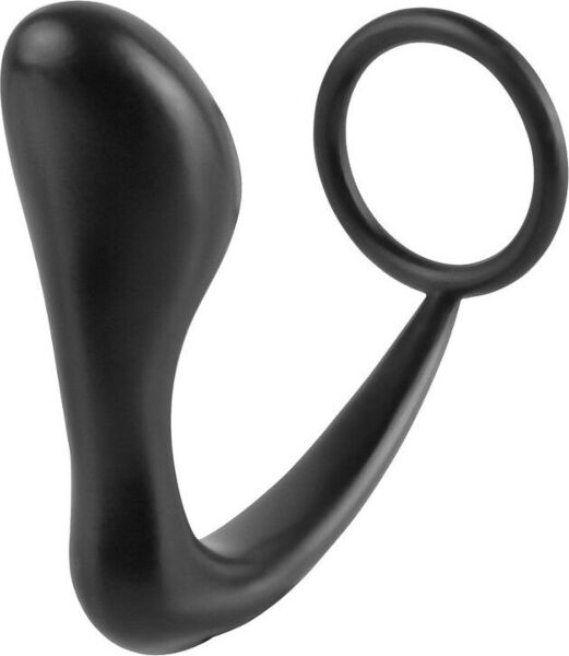 Anální kolík s erekčním kroužkem Anal Fantasy Ass-Gasm Penis Ring