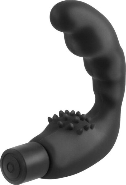 Anální vibrátor Anal Fantasy Reach Around od Pipedream se zahnutým tělem a základnou s výstupky