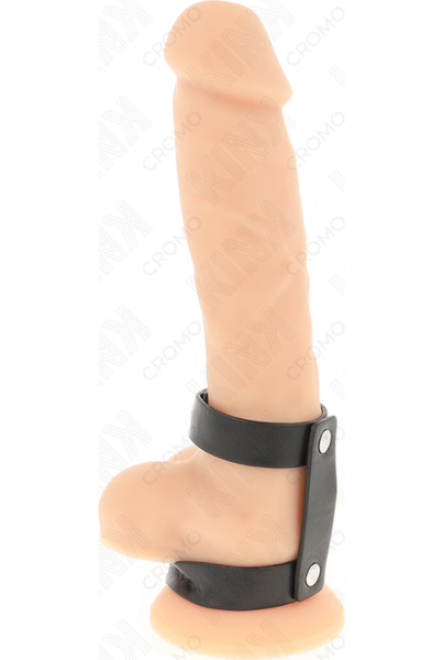 Nastavitelný dvojitý erekční kroužek Kink