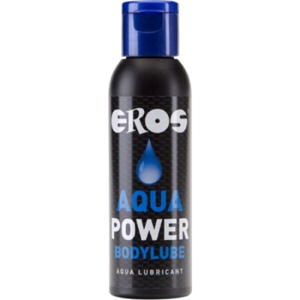 Lahvička s pumpičkou, lubrikant na vodní bázi Eros Aqua Power 50 ml