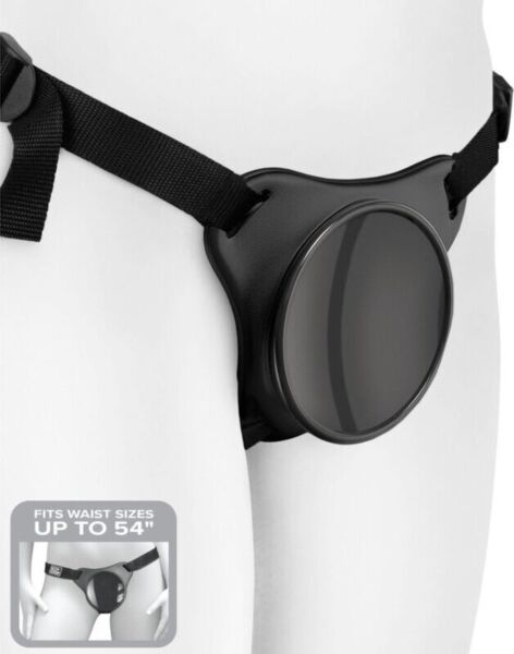Postroj strap-on Body Dock Original s upevňovací destičkou a nastavitelnými nylonovými popruhy