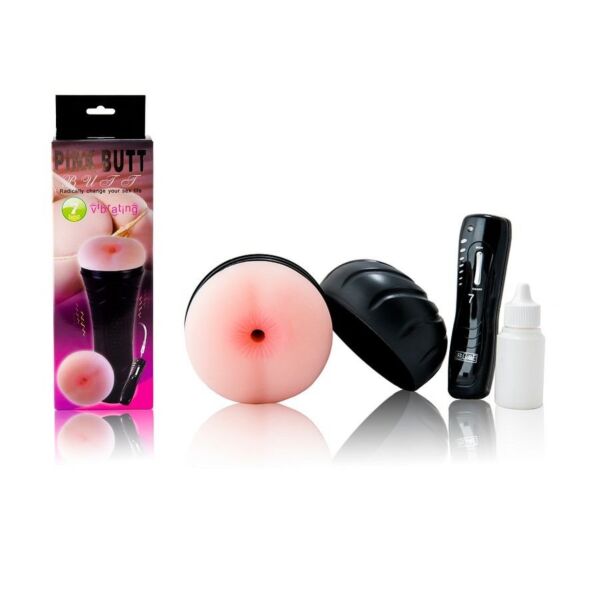 Masturbátor anus Baile 20 cm s vibrátorem