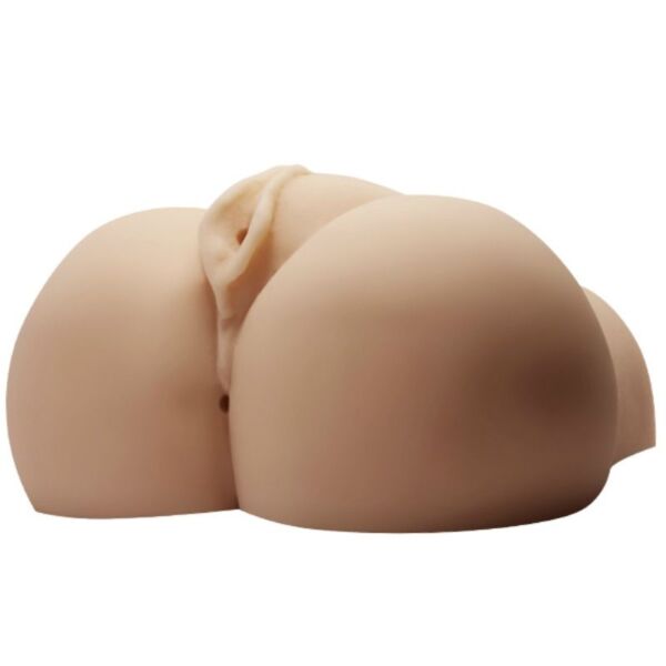 Masturbátor Crazy Bull BM-009131Z-1 s vagínou a anusem, v pozici se zvednutýma nohama