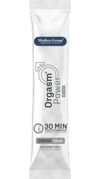 Tekutý doplněk stravy Medica Group Orgasm Power Drink, 10 ml, třešňová příchuť