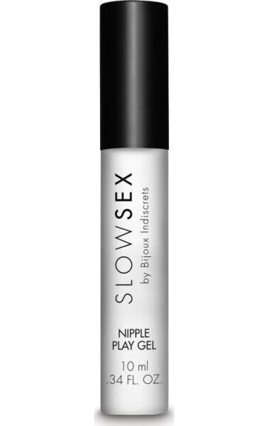 Gel na bradavky Bijoux Slow Sex Nipple Play Gel s kovovým kuličkovým aplikátorem