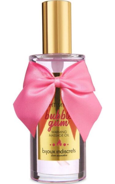Bijoux Indiscrets Bubblegum Play Kit s hřejivým olejem, masážním gelem a leskem na rty