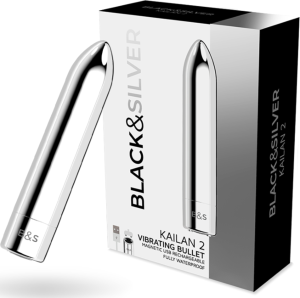 Vibrační vajíčko Black&Silver Kailan 2