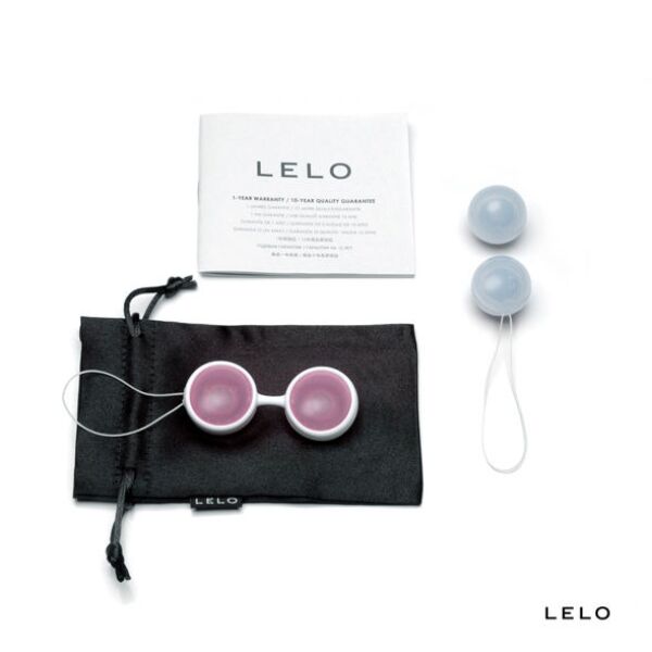 Sada čtyř venušiných kuliček LELO LUNA Beads se silikonovým konektorem