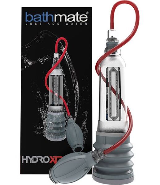 Průhledná pumpa na penis Bathmate Hydroxtreme 7 s ruční hruškou