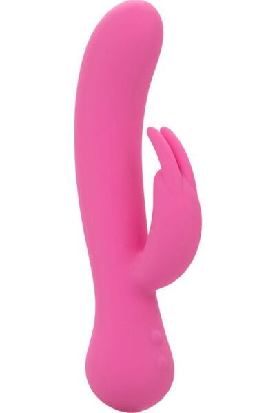 Rabbit vibrátor CalExotics First Time Rechargeable Bunny v růžové barvě