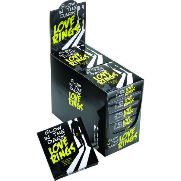 Sada tří erekčních kroužků Glow In The Dark Love Rings od Spencer & Fleetwood