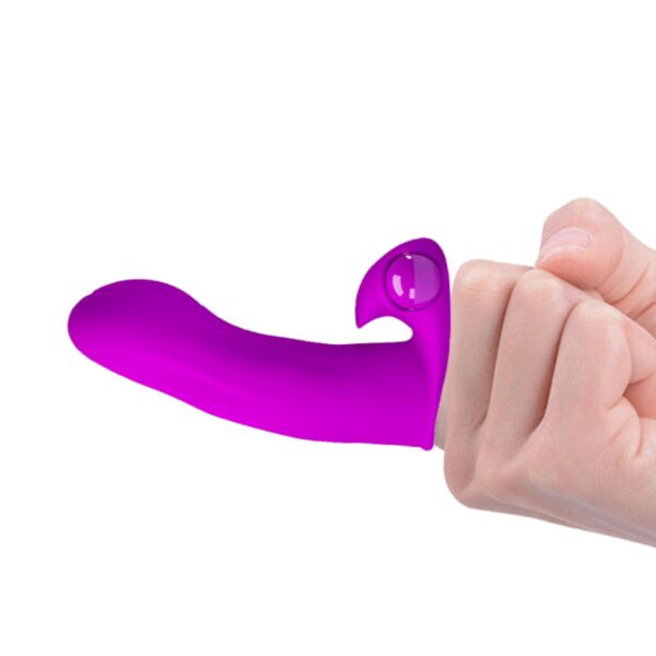 Prstový vibrátor Pretty Love, silikonový návlek na jeden prst