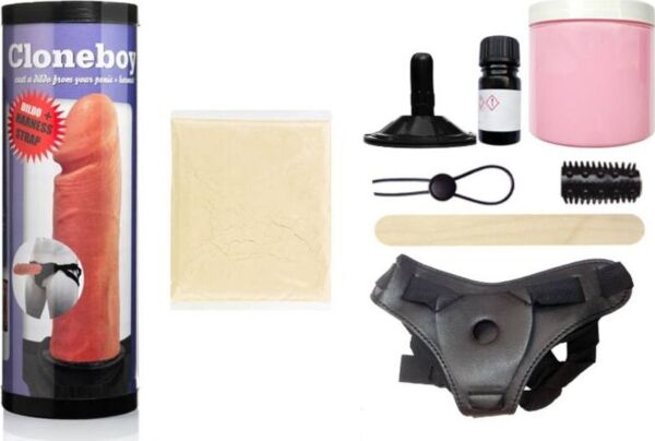 Klonovací sada Cloneboy Dildo & Harness Strap na výrobu dilda s postrojem strap-on
