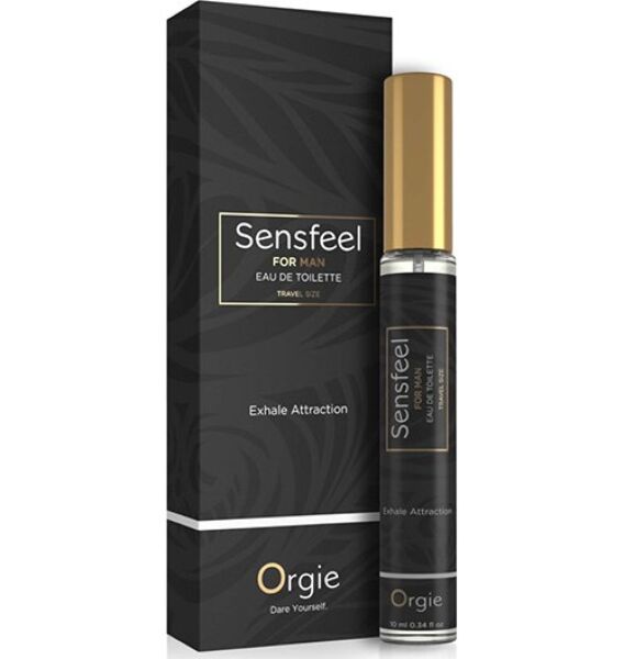 Skleněný flakon s rozprašovačem Orgie Sensfeel For Man 10 ml