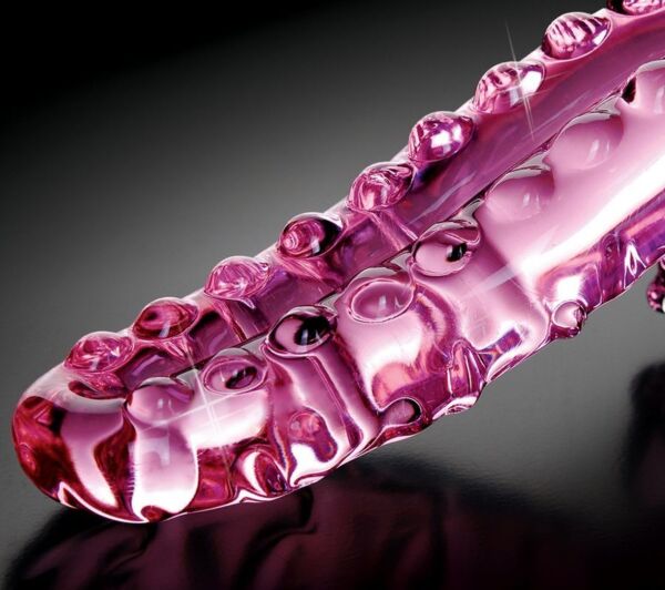 Skleněné dildo z foukaného skla Pipedream Icicles N. 24