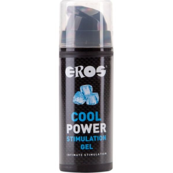 Lahvička s dávkovačem stimulačního gelu Eros Cool Power 30 ml