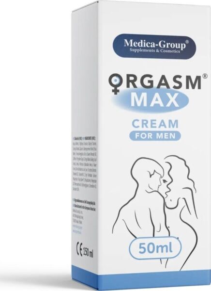 Intimní krém Orgasm Max Cream For Men od Medica Group, balení 50 ml