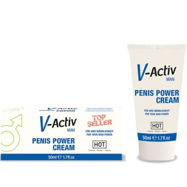 Intimní krém pro muže HOT V-ACTIV, balení 50 ml