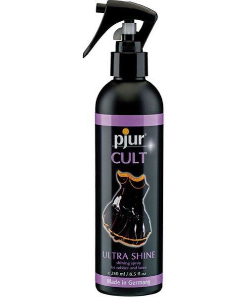 Sprej na lesk latexu Pjur Cult Ultra Shine 250 ml pro latexové a gumové oblečení