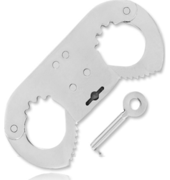 Kovová pouta na palce Metal Hard Thumb Cuff