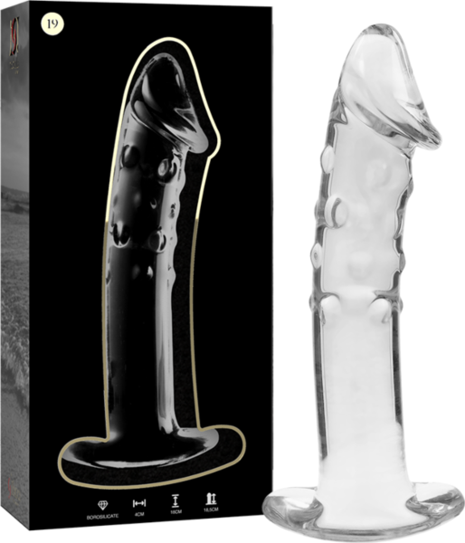 Skleněné dildo Nebula Model 19 od Ibiza