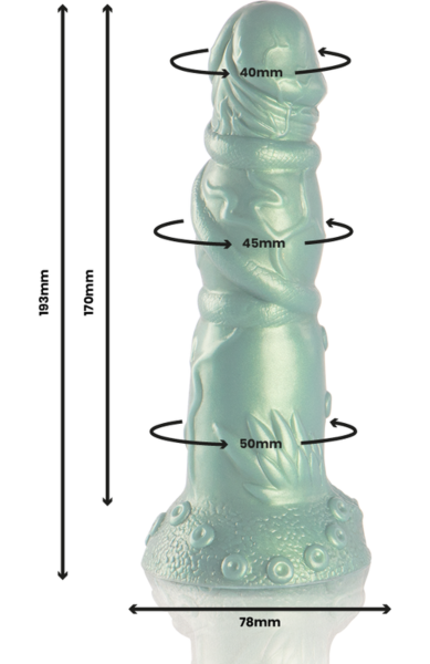 Dildo EPIC Hades v mytologickém stylu se širokou základnou