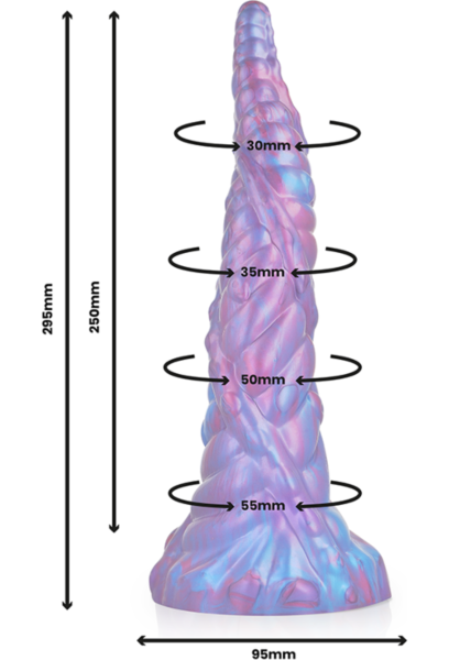 Dildo Epic Nokken se základnou s přísavkou