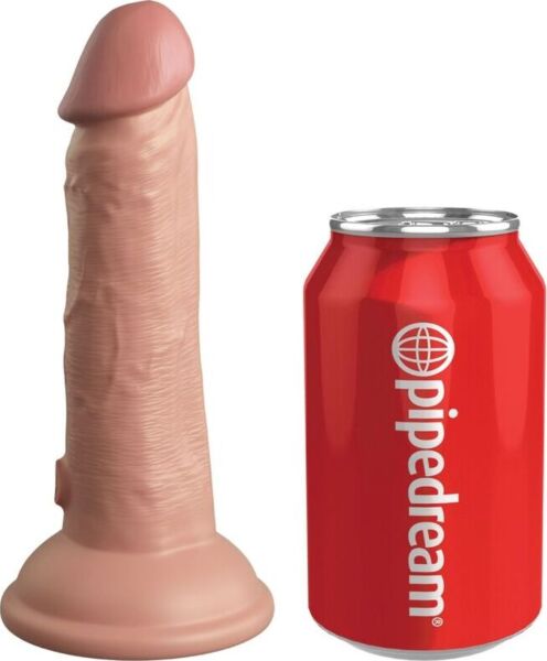 Realistické vibrační dildo King Cock Elite 15,2 cm s přísavkou na základně