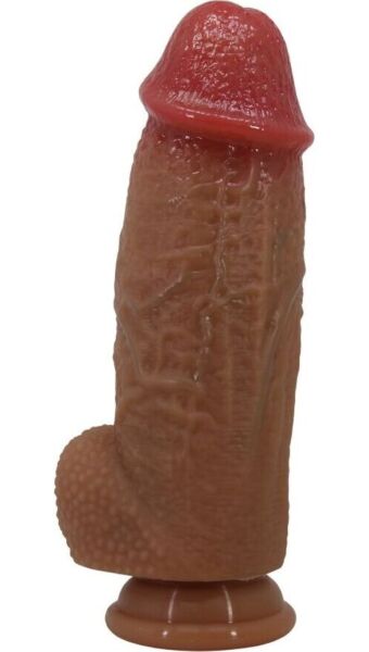 Realistické silikonové dildo Pretty Love Achille s přísavkou na základně