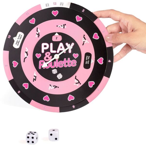 Hra Secret Play Play & Roulette s ruletou a dvěma šestistěnnými kostkami
