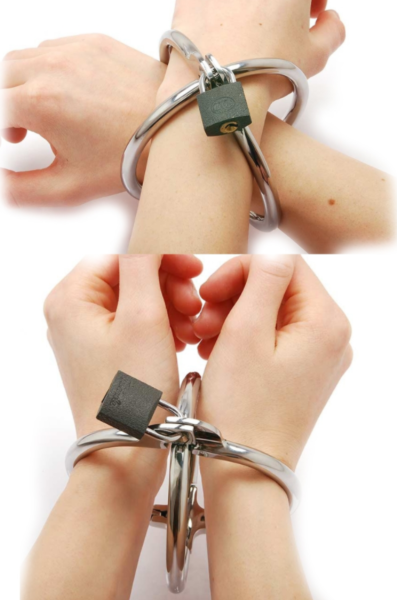 Pouta Metal Hard Criss Cross se zámkem