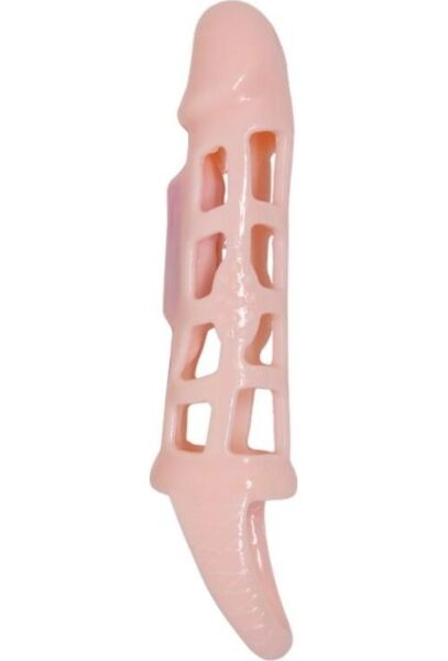 Návlek na penis Pretty Love Harrison s mini vibrátorem a poutkem na varlata